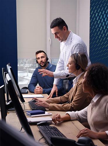 Managed support team focused around computer monitor