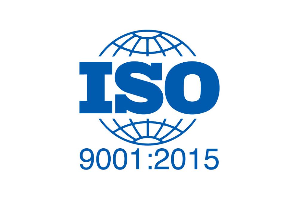 ISO 9001: 2015 certification logo