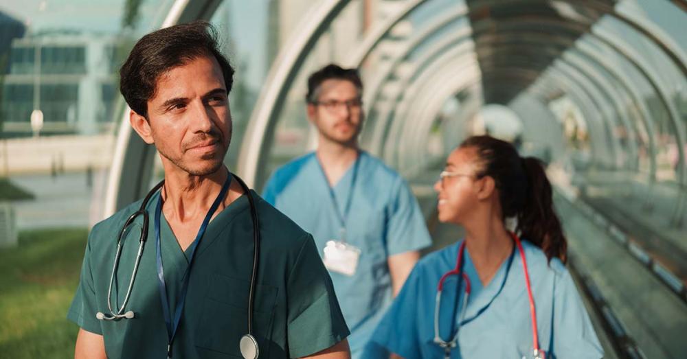 hospital employees