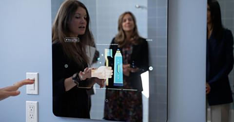 smart mirror developed by Alithya for the Les Petits Rois Foundation