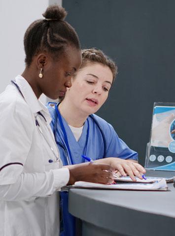 doctor and nurse